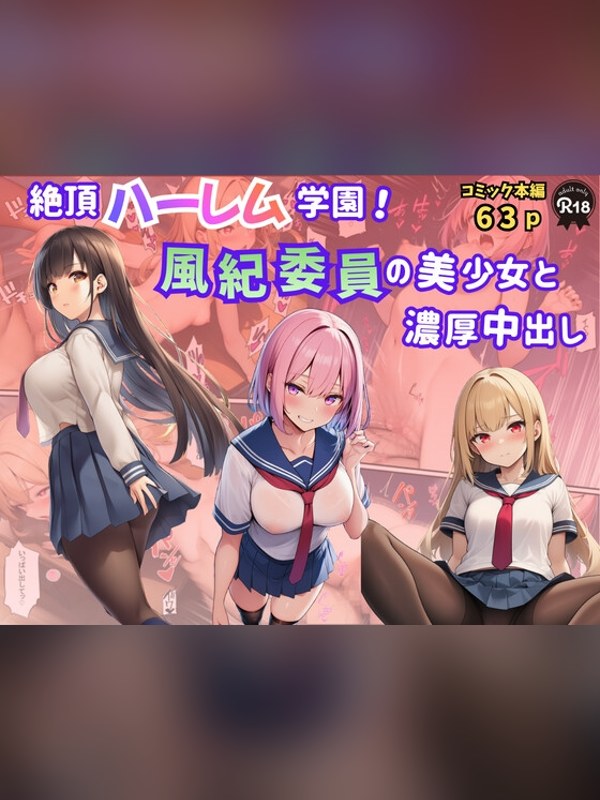 【マンガ】絶頂ハーレム学園！風紀委員の美少女と濃厚中出し 徹底レビュー｜見どころ・口コミ｜DLsite同人