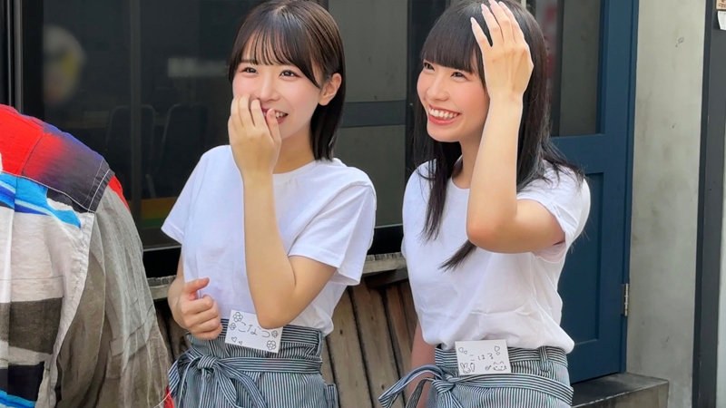 【ナンパ】こなつさん＆こはるさん 感想レビュー｜FANZA動画